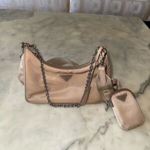 Prada Beige Re-Edition Bag
